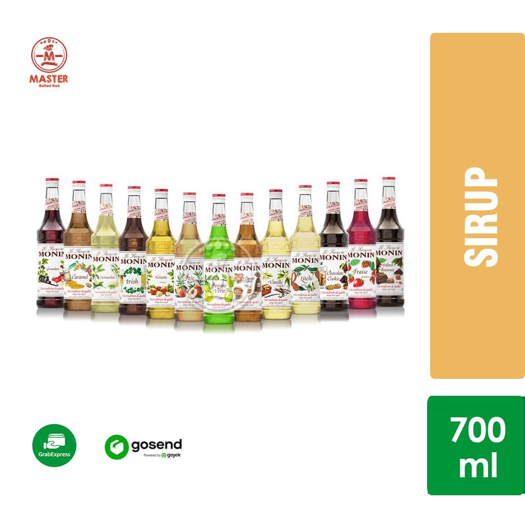 

New Monin Syrup 700ml / Sirup Monin All Varian [KHUSUS INSTANT]Premium