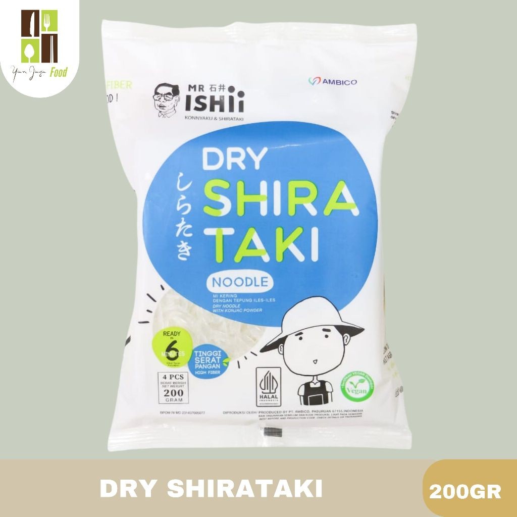 

Mr. Ishi Dry Shirataki / Shirataki Kering / Impor Jepang / Noodle Dry Shirataki 200gr