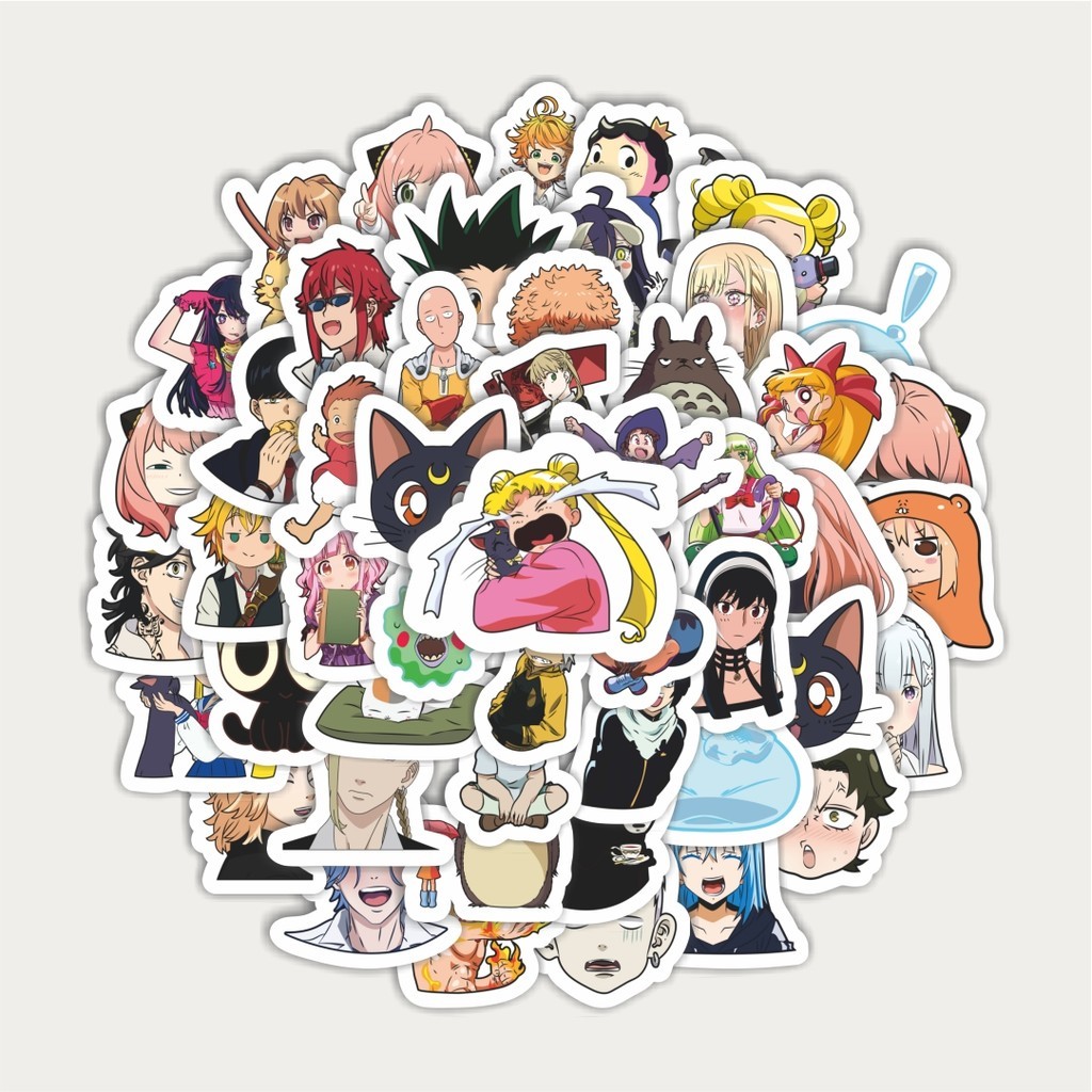

Sticker Pack Stiker Anime Jepang V2 | Sticker TUMBLR | Stiker LAPTOP KOPER HELM