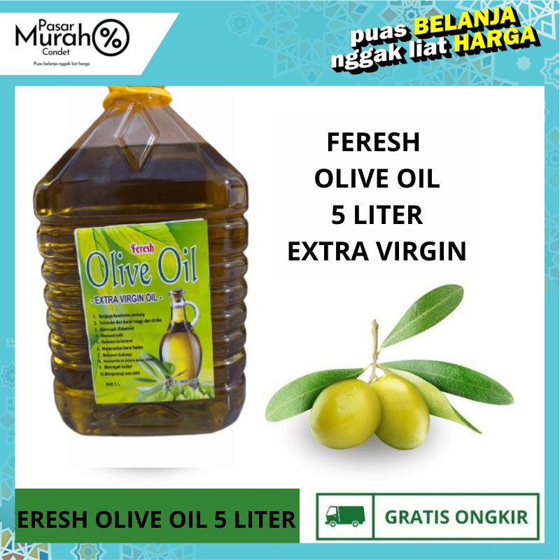 

NEW SALE Minyak Zaitun EXTRA VIRGIN 5 Liter Original | Extra Virgin Olive Oil