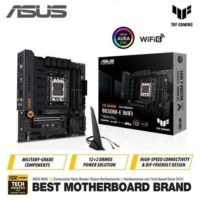 ASUS TUF GAMING B650M-E WIFI (AMD B650, AM5, DDR5) RYZEN