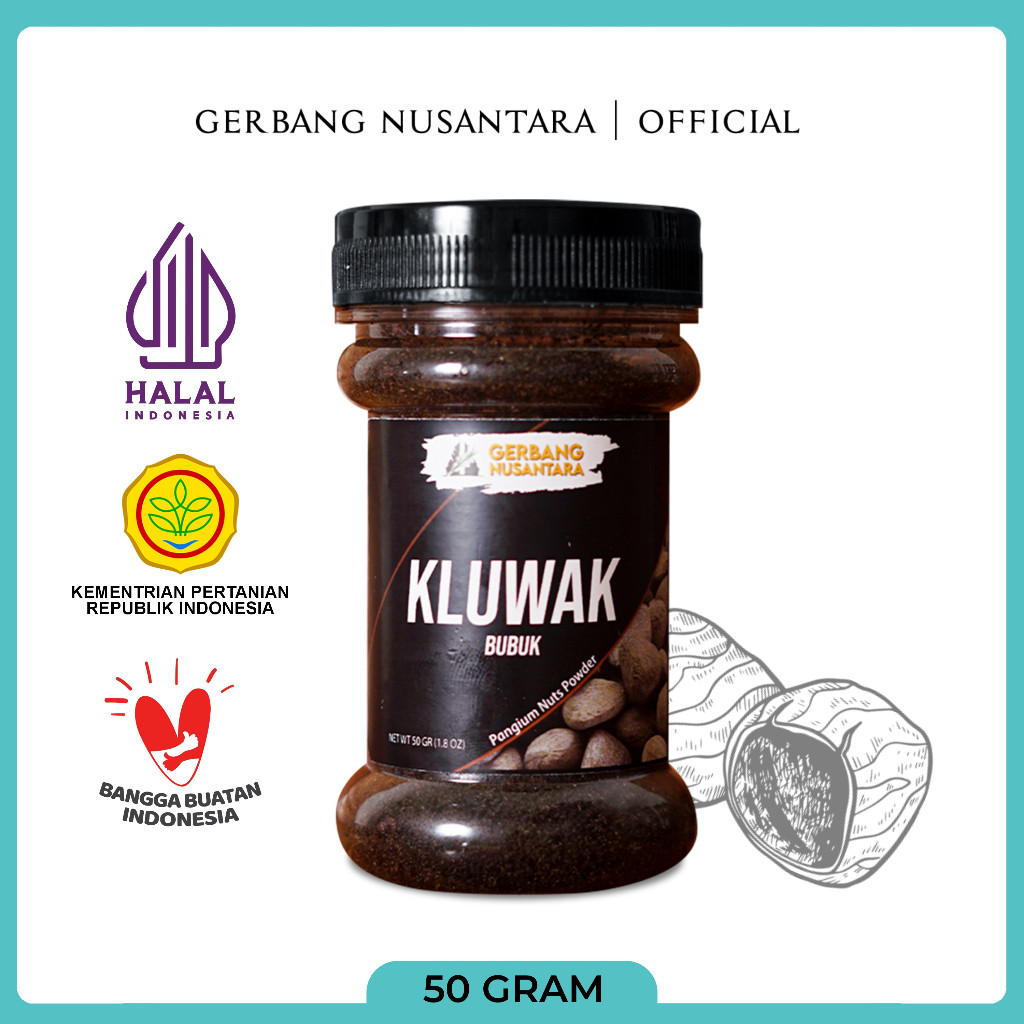 

Gerbang Nusantara - Kluwak Bubuk Bumbu Masak Dapur Rempah 50gr