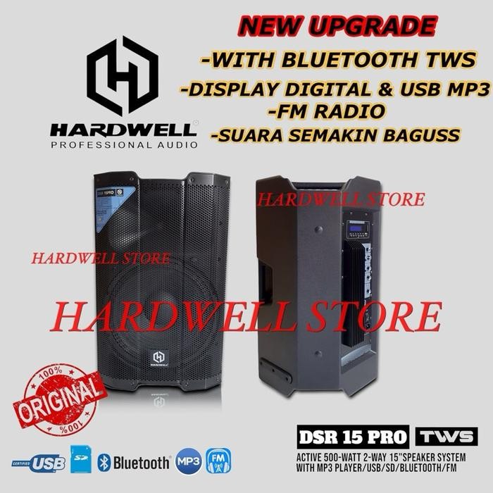 Speaker Aktif 15 Inch Hardwell DSR 15 Pro Original