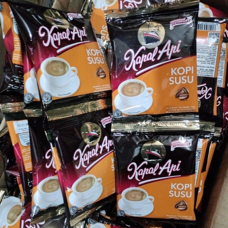 

kopi Kapal Api susu renteng isi 10 sachet - ARM