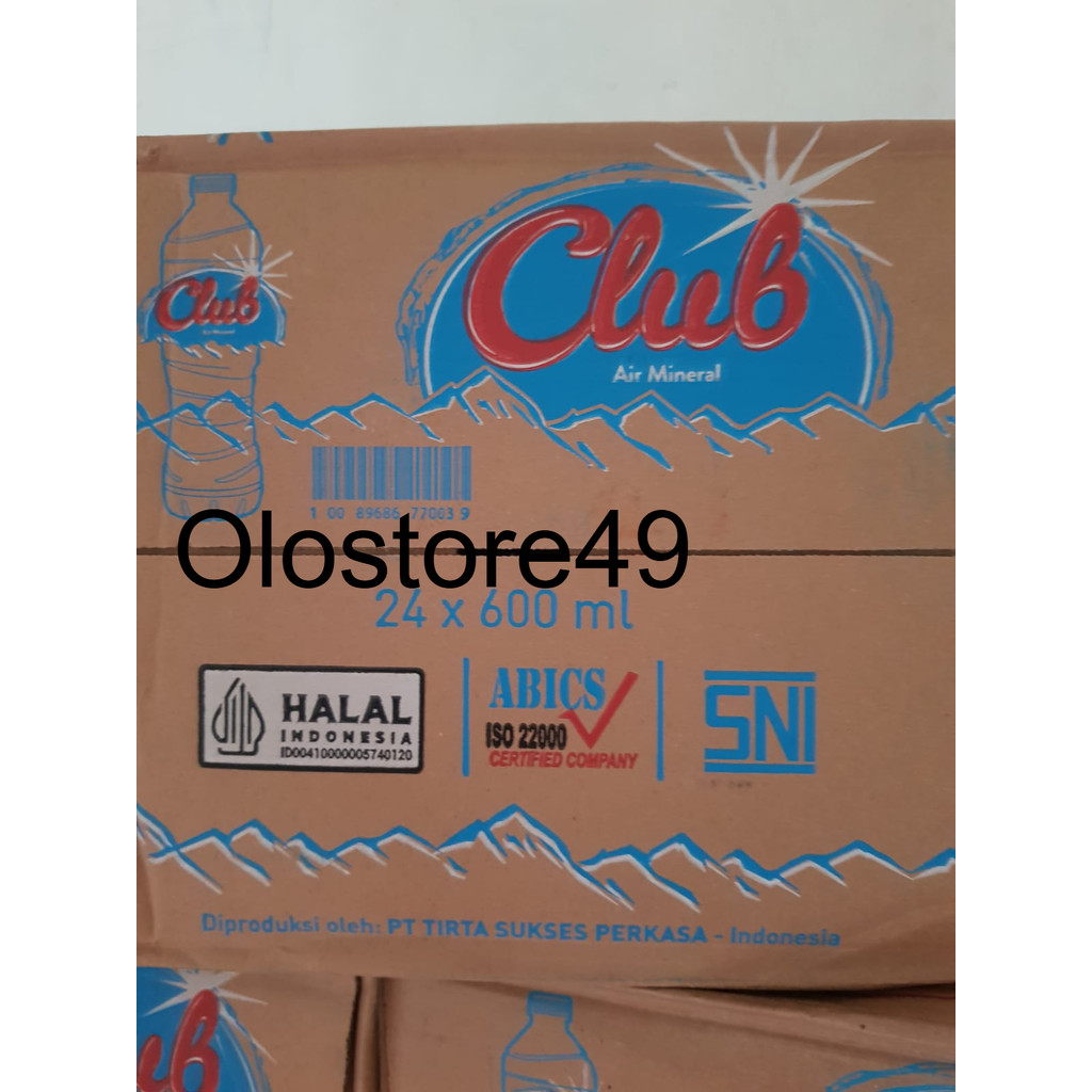 

OLO49 Clubb Gelas Mini 48x150ml/600 ml/1500ml Dus