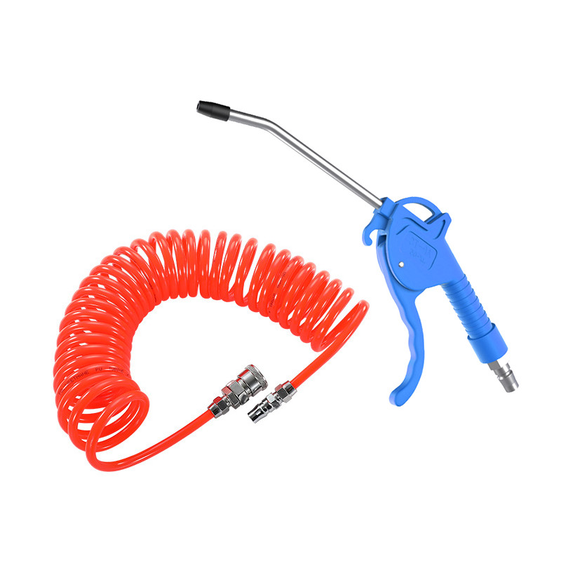 Compressor Pu Hose 8*5mm Telescopic Hose High Pressure Cleaning Spray Gun Air Duster Blow Spring Tub