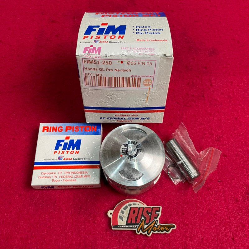 Piston 66 Pen 15 Dome FIM