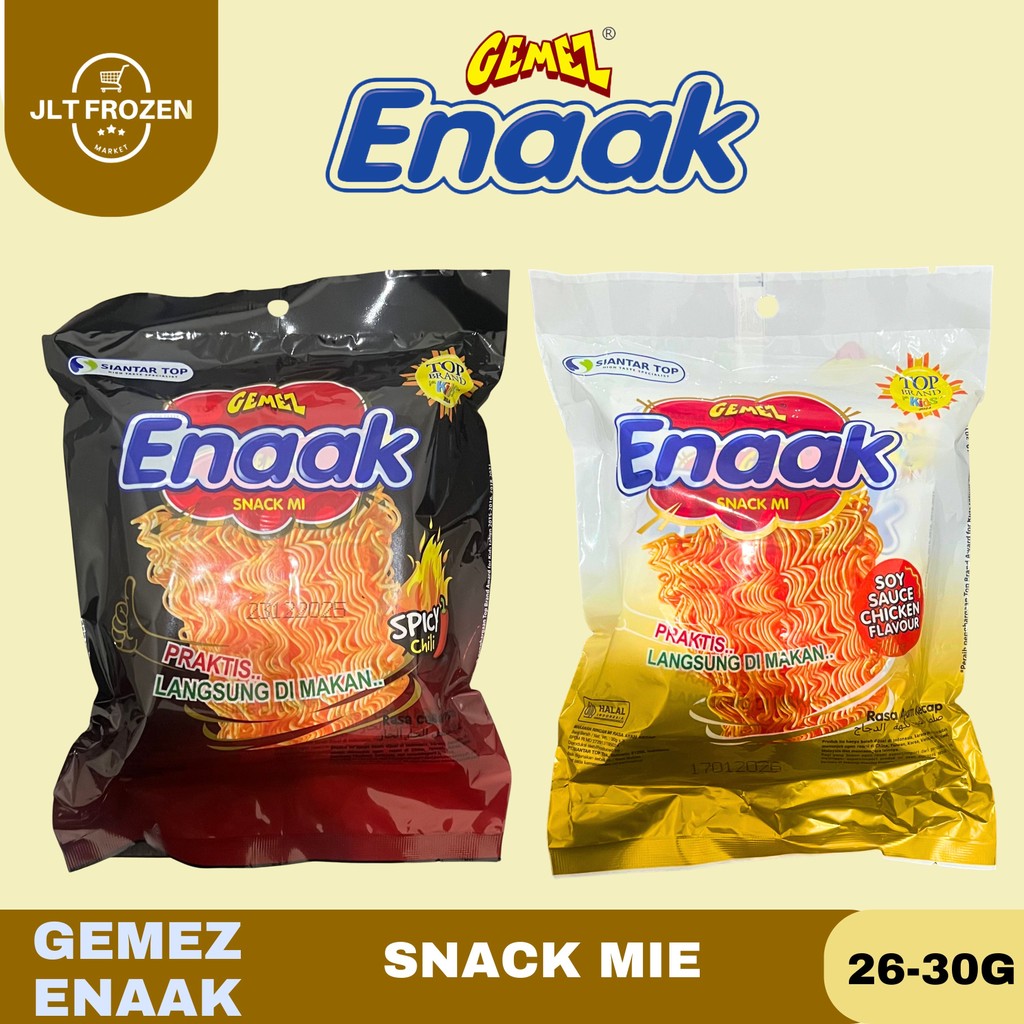 

Gemez Enak Snack Mie 30g / 26g / Ayam Kecap Poly / Spicy Poly / Mie Gemez / Cemilan / Snack Mie