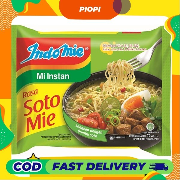 

PIOPI Indomie Rasa Sotomie 70 Gr