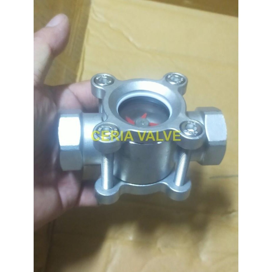 Sight Glass Flow Indicator 3/4'' Inchi DN20 / Sight Glass 3/4'' Inchi