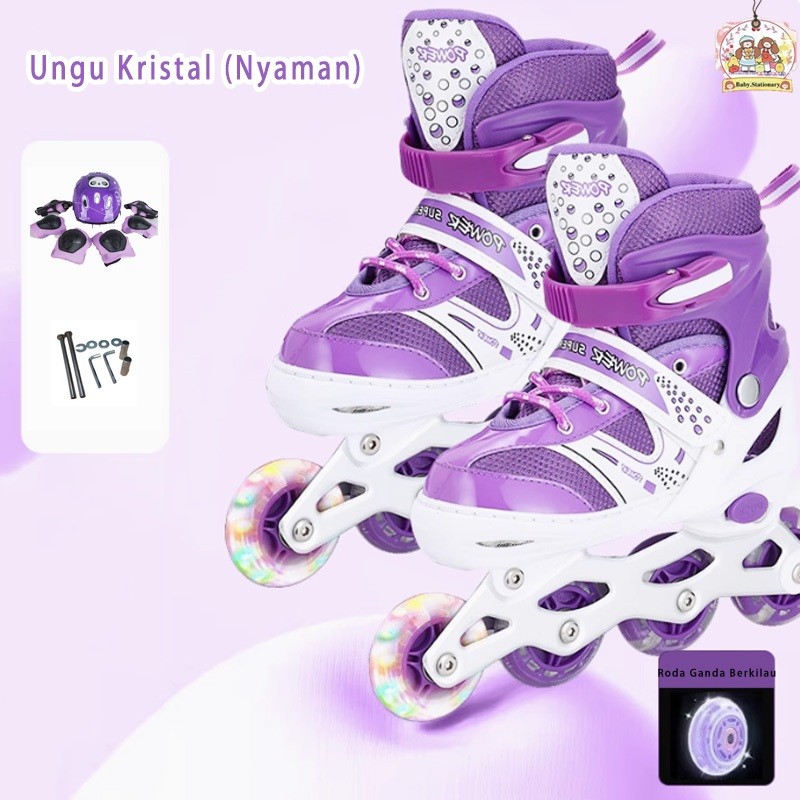 Promo Bulan Ini Sepatu Roda Anak Model Bajaj - Roda 4 Import, Cocok Laki 3 Tahun & Perempuan 5 Tahun