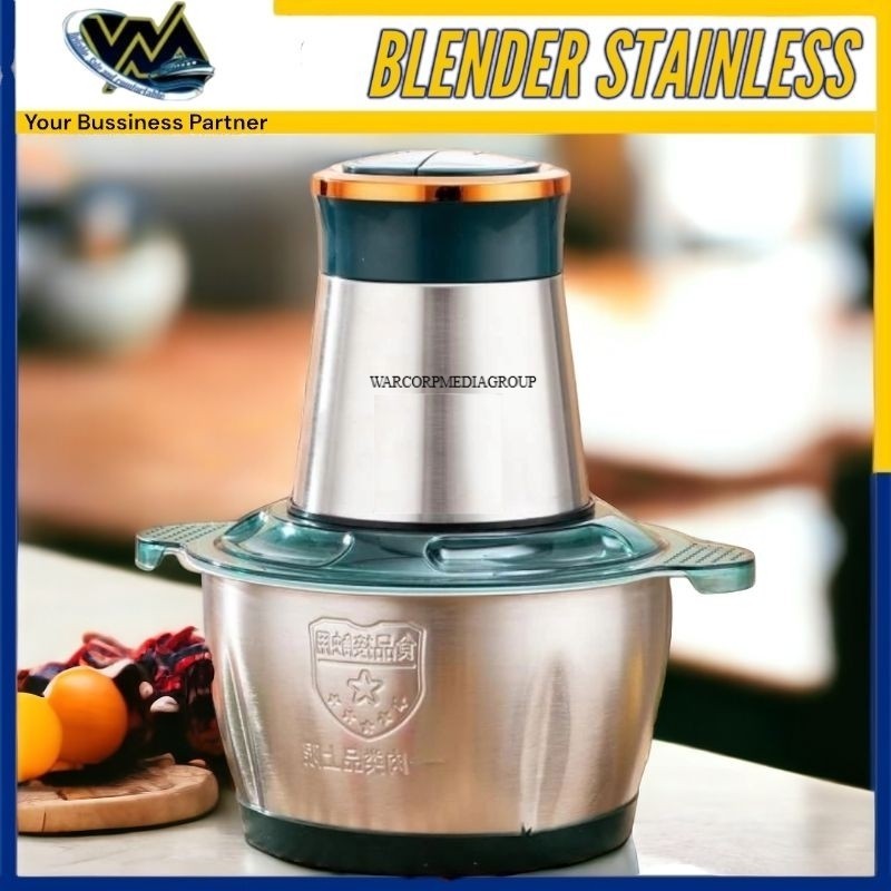 WMEDIA Blender Daging / Food Chooper / Chooper / Blender Multiungsional / Blender Penggiling Daging