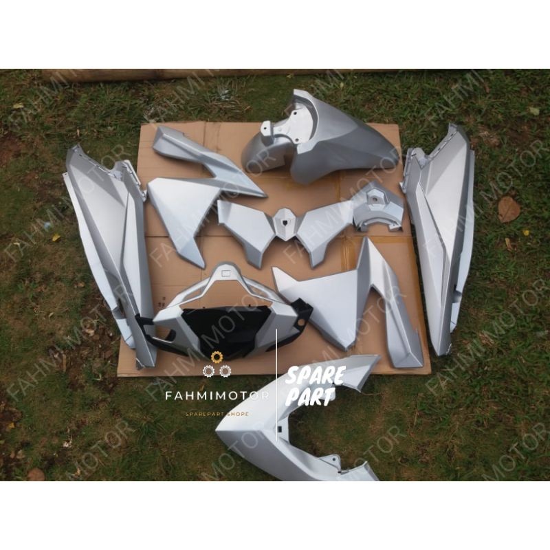 Full body halus Honda Vario 125-150 LED lama old 2015-2017 warna Silver doff matte