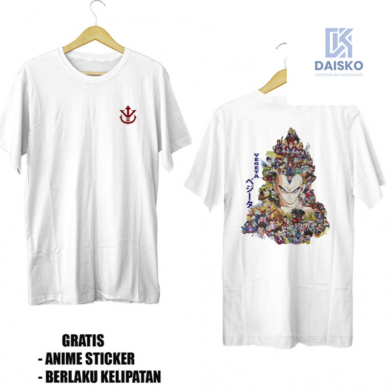 Kaos Anime VEGETA SSJ 4 Dragon Ball Story- -DAISKO