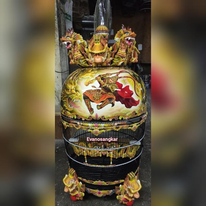 Sangkar perkutut mahkota super ukir kualitas premium best seller