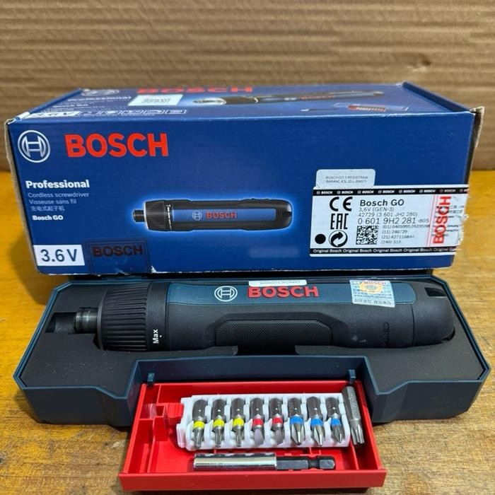 BOSCH GO GEN 3 Obeng baterai Cordless Screwdriver