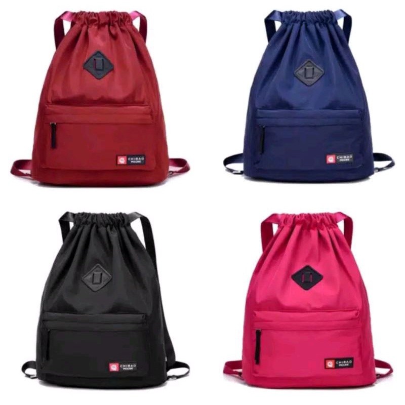 Ransel wanita serut/Tas Ransel Serut wanita TOTEBAG SERUT TAS OLAHRAGA TAS SERUT  CEWEK COWOK