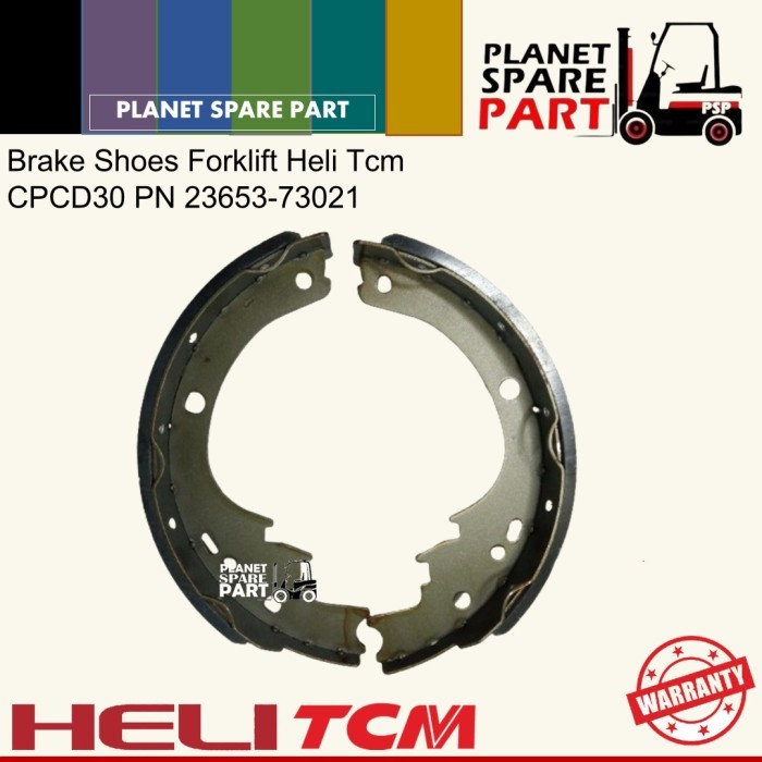 Brake Shoes Forklift Heli Tcm CPCD30 23653-73021 Kampas Rem Forklift HELI TCM