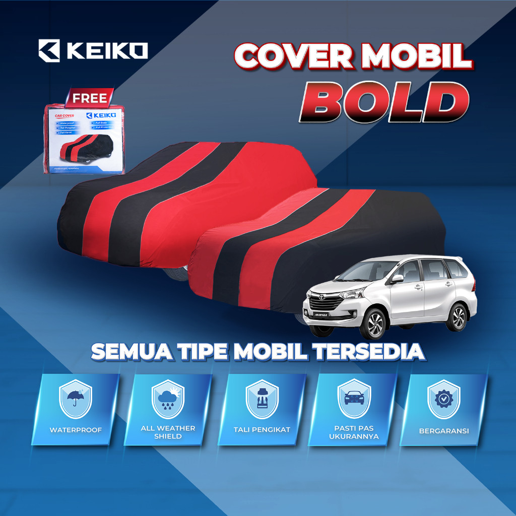 Cover Sarung Selimut Penutup Tutup Body Mobil Waterproof Outdoor Warna Avanza Xenia Ertiga Calya Sig