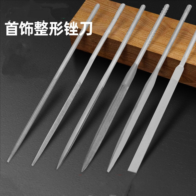 

Jewellery shaping file, gold and silver polishing file, fine file, flat triangular semi-circular file, goldworking tool