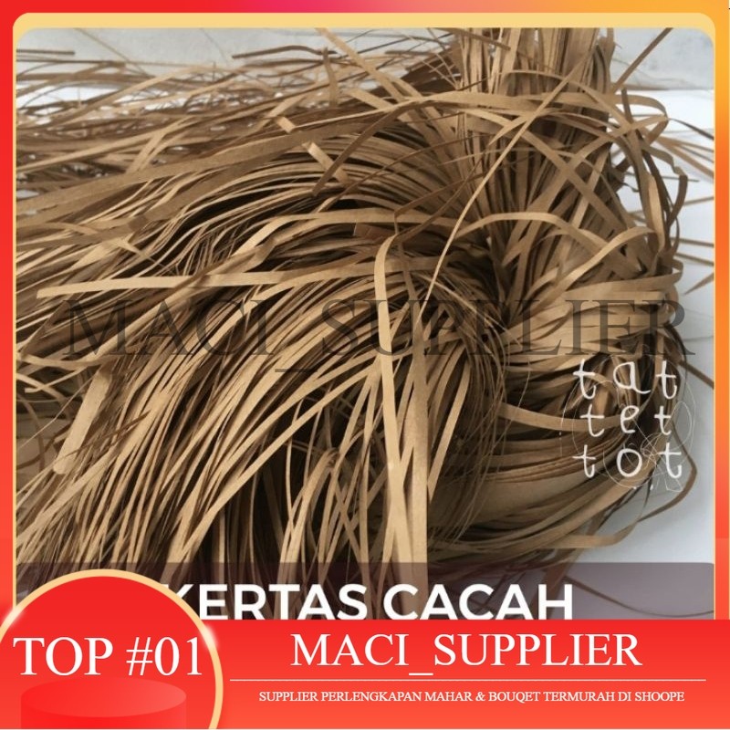 

KERTAS SERUT KERTAS CACAH SHREDDED PAPER BAHAN ISI BOX GIFT KADO