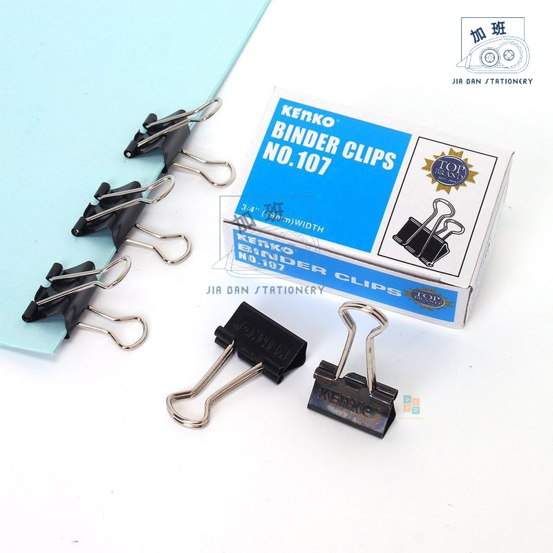 

Binder Clip Kenko No. 105 107 111 155 200 260 Lengkap Semua Ukuran Klip Kertas Dokumen | JBS