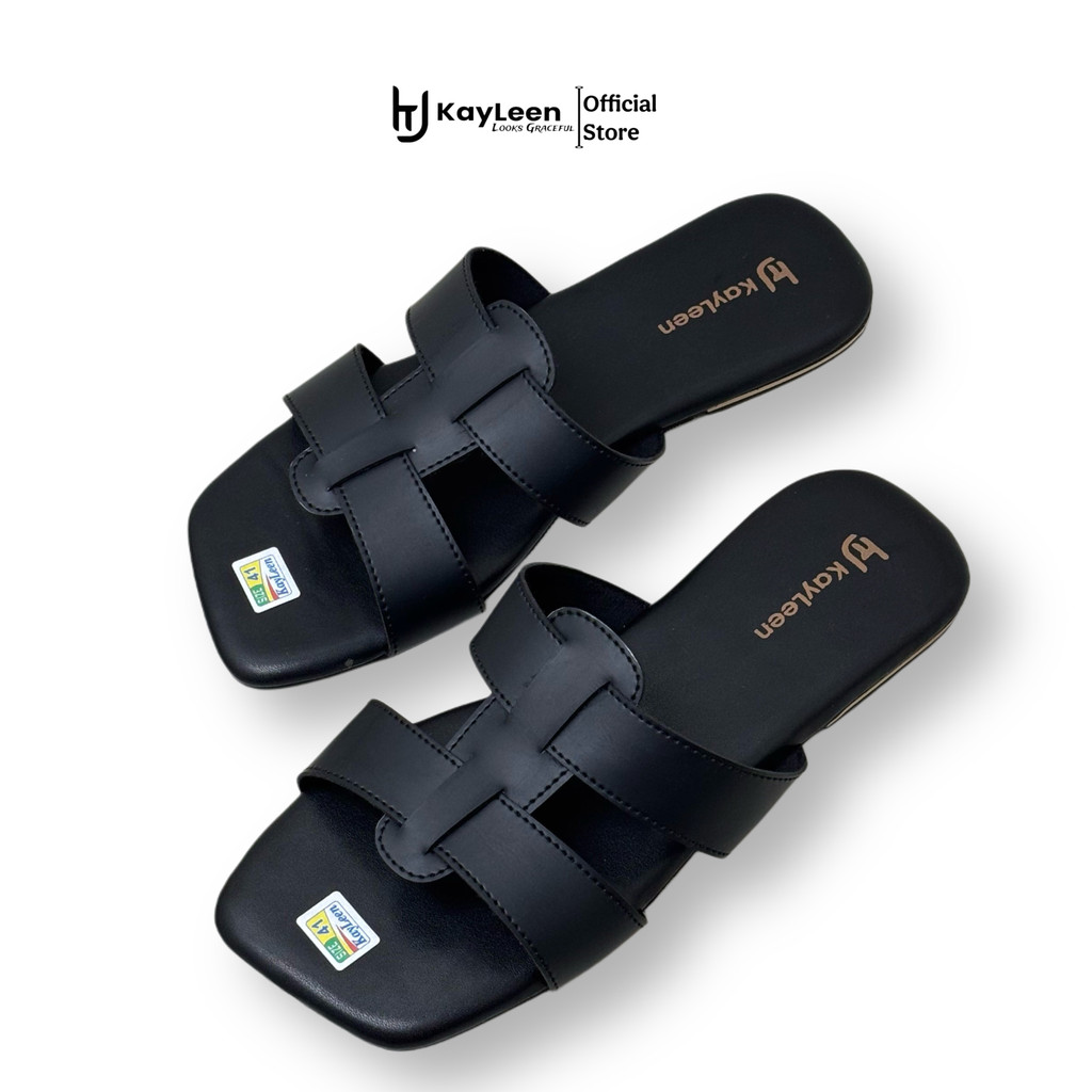 KAYLEEN Big Size 37-44 Teplek Wanita Slip On