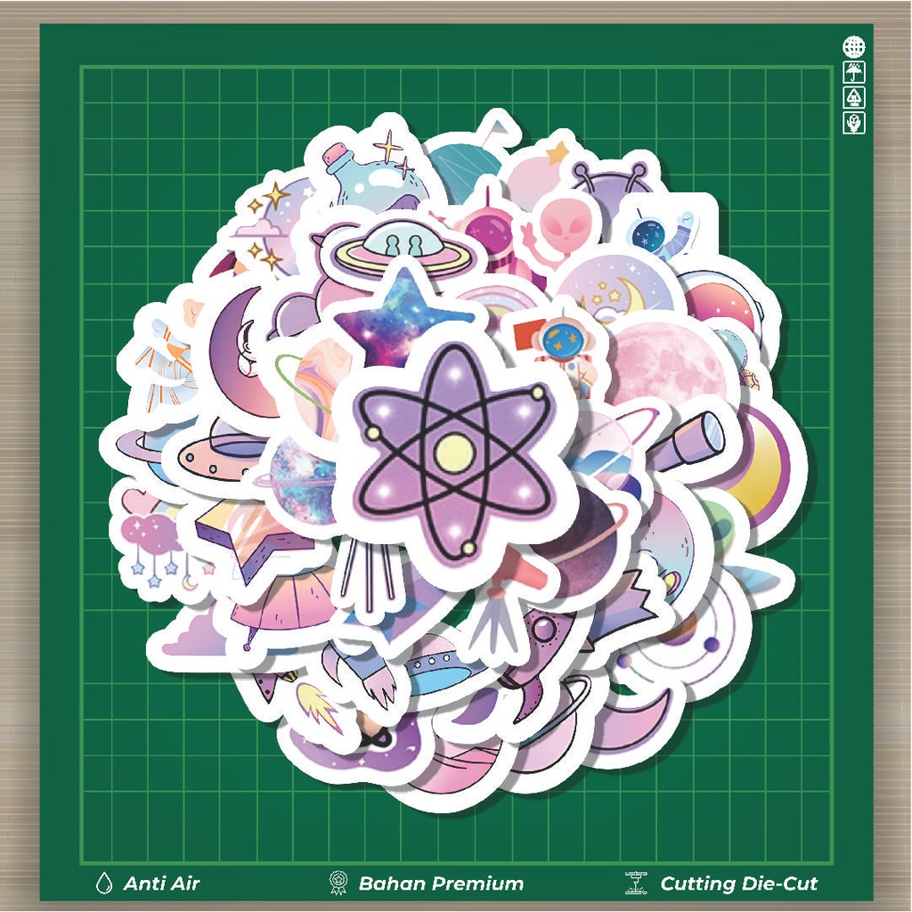 

HOT 50 PCS STIKER Stiker Macaron Candy Color [Macaron Warna Permen] Stiker Fashion Cars Decal Dingin Kartu Album Custom Vinyl Anti Air- Sticker Aesthetic Buku Journal Koper Casing HP Tablet Laptop Helm Motor Botol Minum
