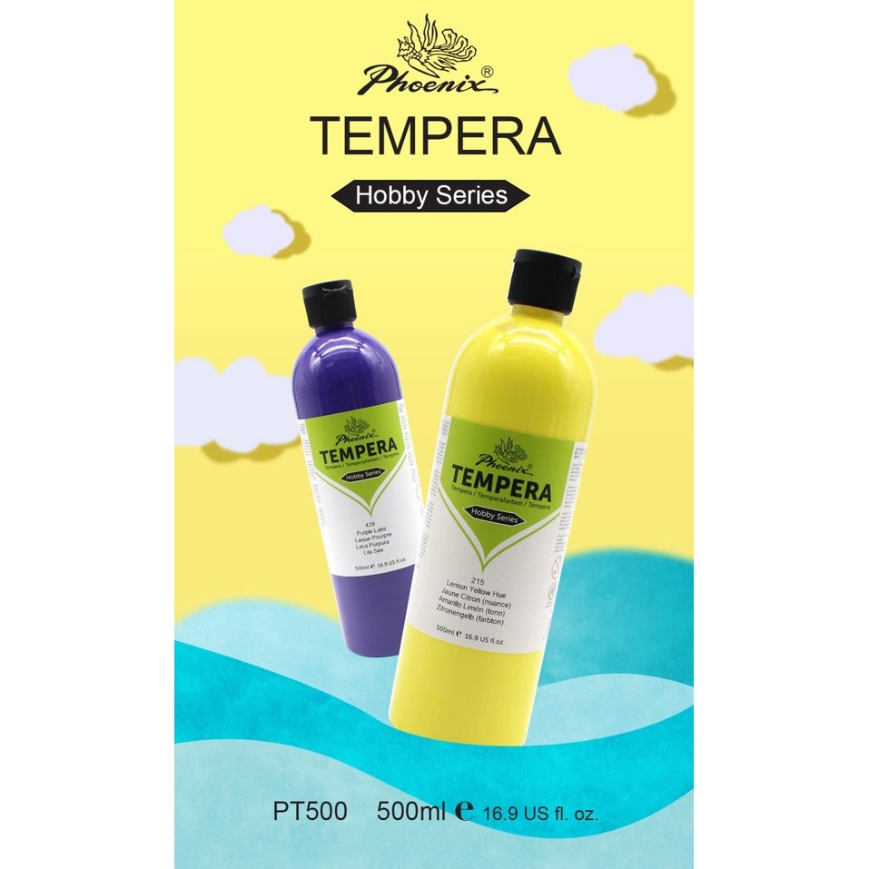 

COD Phoenix tempera paint/finger paint 500ML