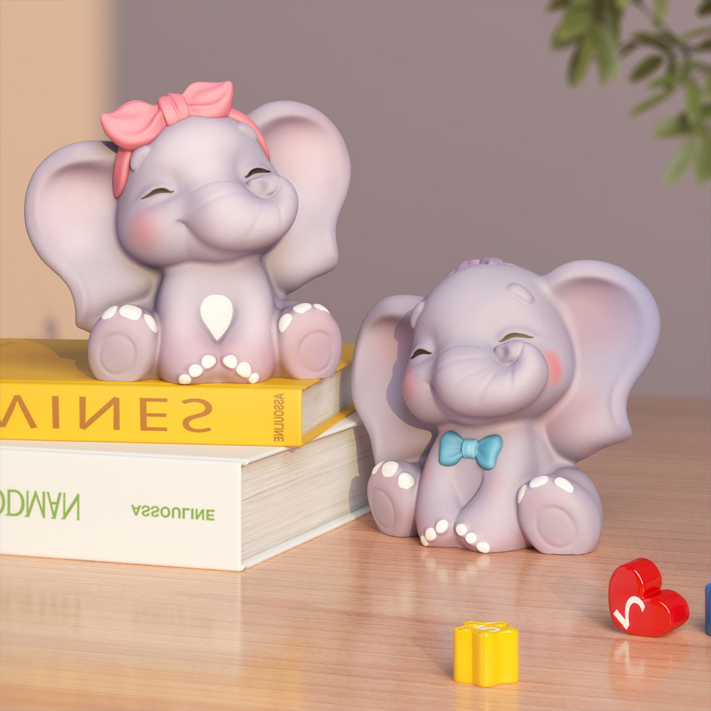 

Elephant Silicone Mold Elephant Candle Silicon Mould Couple Animal Ornament Molds Resin Plaster Decorative Ornament