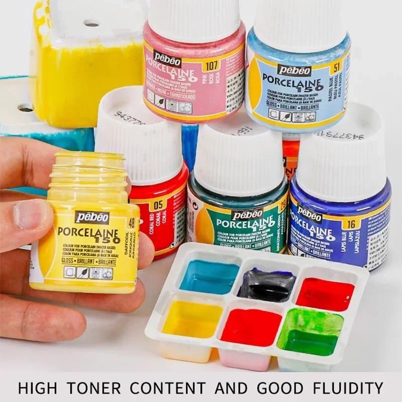 

Pebeo Porcelaine 150 Ceramics Paint Water-based DIY Hand-painted Colored Pigment Creative Glass Mirror Decorative Acrylic Paint