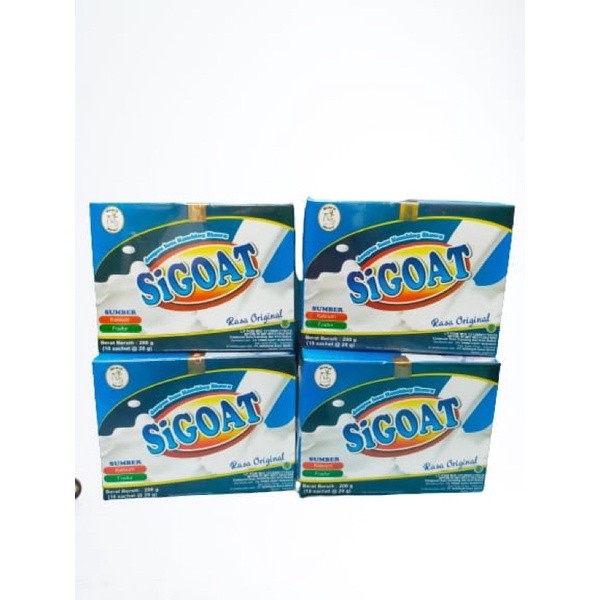 

PAKET 4 KOTAK SUSU SIGOAT SACHET
