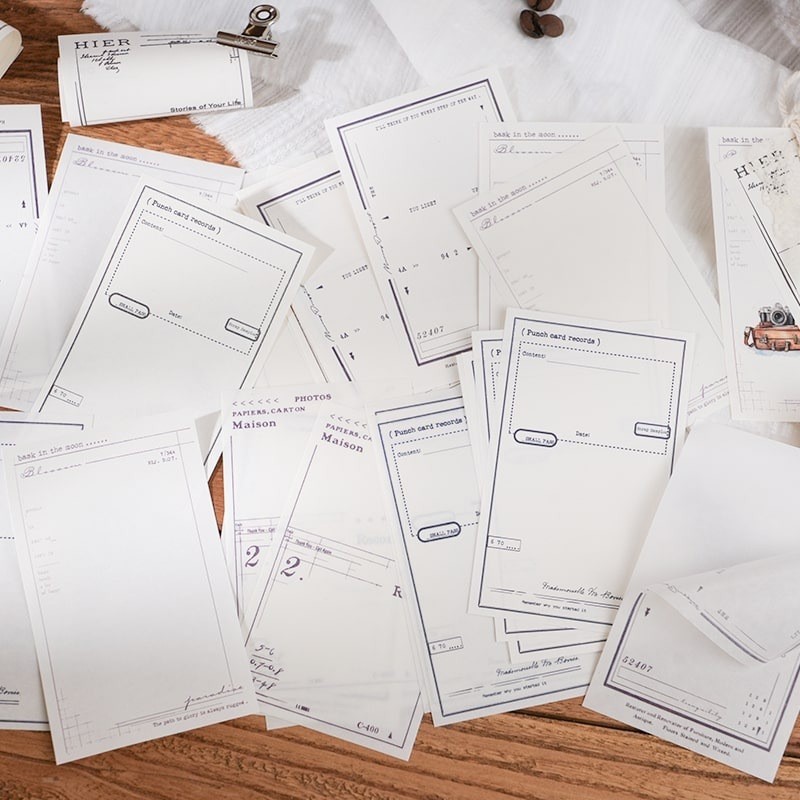 

45pcs/lot Memo Pads Material Paper Today's Sharing Junk Journal Paper diary Scrapbooking Cards Background Decoration Paper