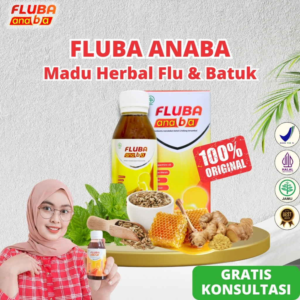 

Fluba Anaba Madu Herbal Alami Mengatasi Flu Batuk Amandel Radang Tenggorokan Dan Gangguan Pernapasan