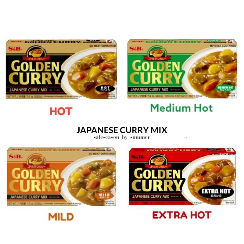 

S&B Golden Curry 220gr Japanese Curry Mix Kari Jepang Kare
