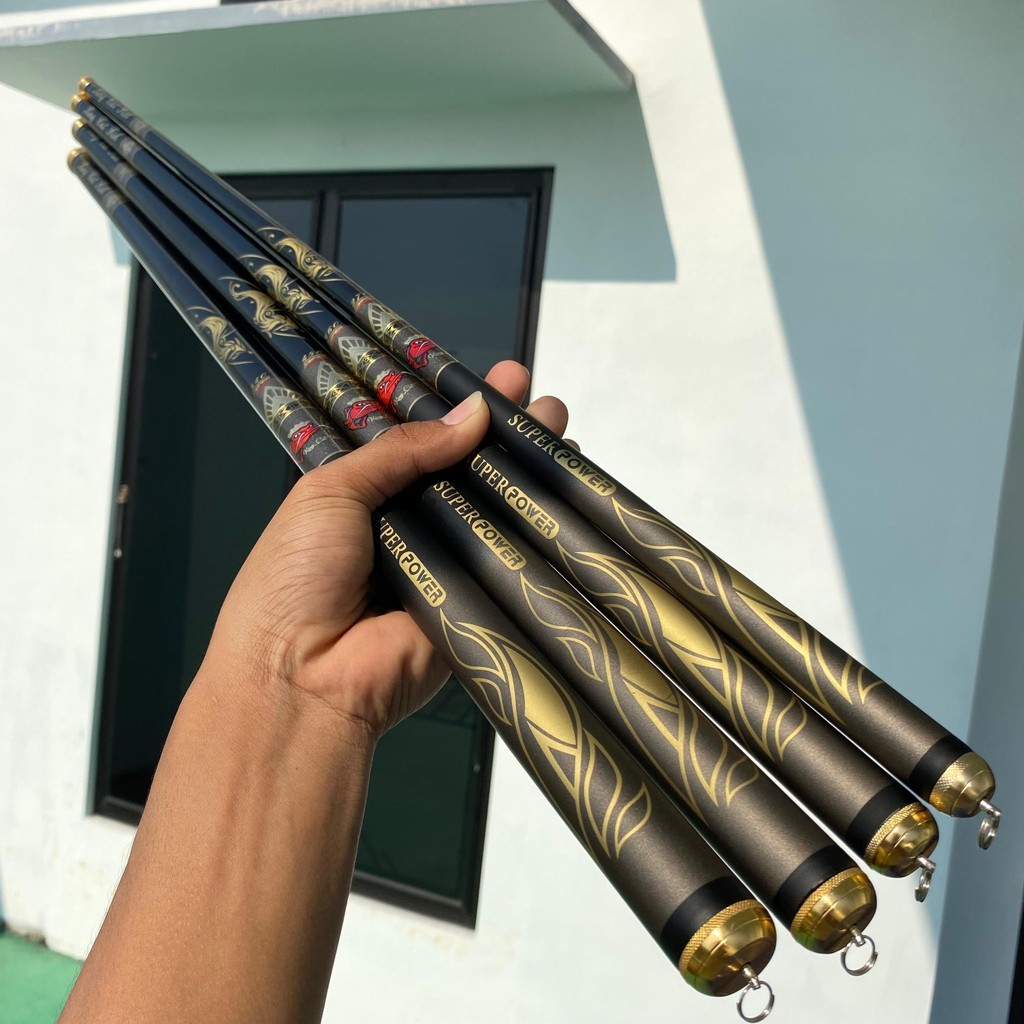 Joran tegek king cat fish super power generasi 2 free ujung solid ukuran 270.360.450.540