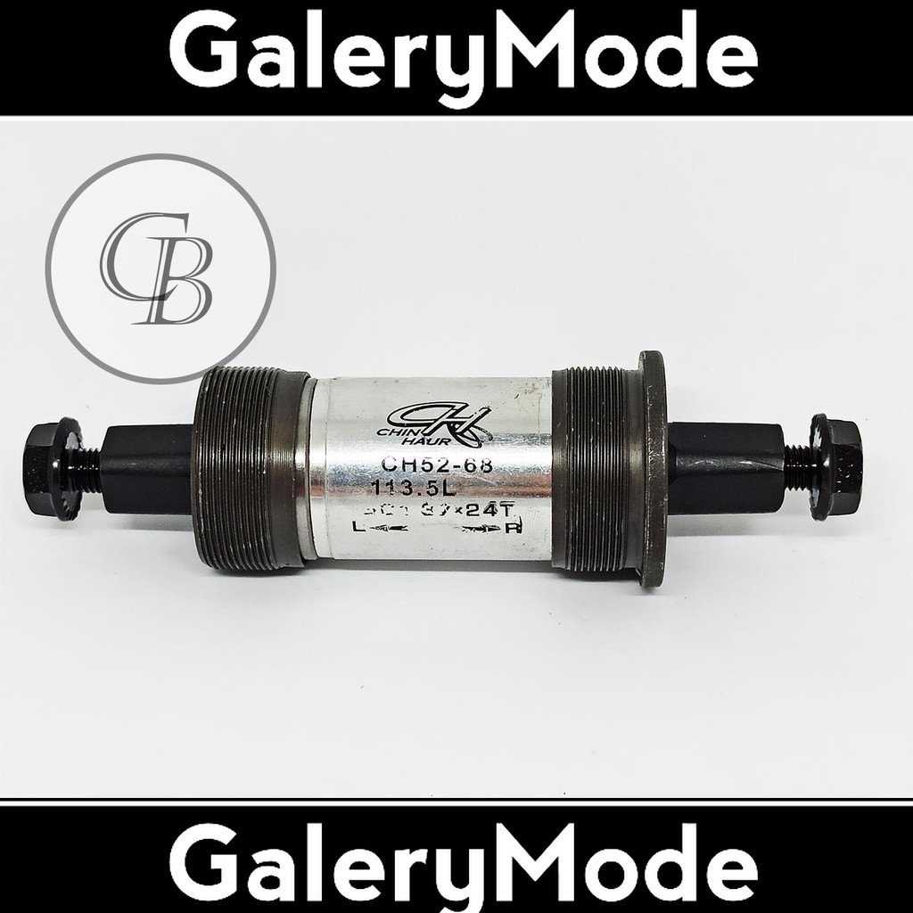 BB Kotak Bearing Bottom Bracket 111 113.5 118 122 127 As Tengah As Gir Axle Axis Square Sepeda Unite