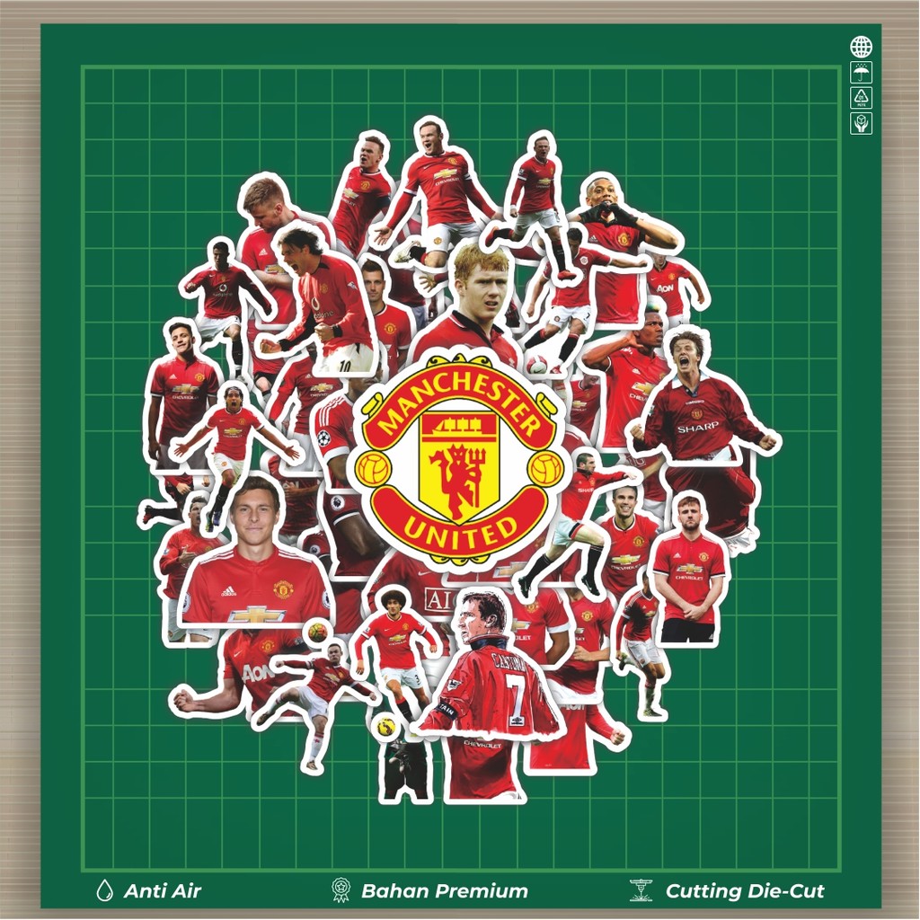 

HOT 50 PCS STIKER Stiker Football Series Manchister United Stiker Fashion Cars Decal Dingin Kartu Album Custom Vinyl Anti Air- Sticker Aesthetic Buku Journal Koper Casing HP Tablet Laptop Helm Motor Botol Minum