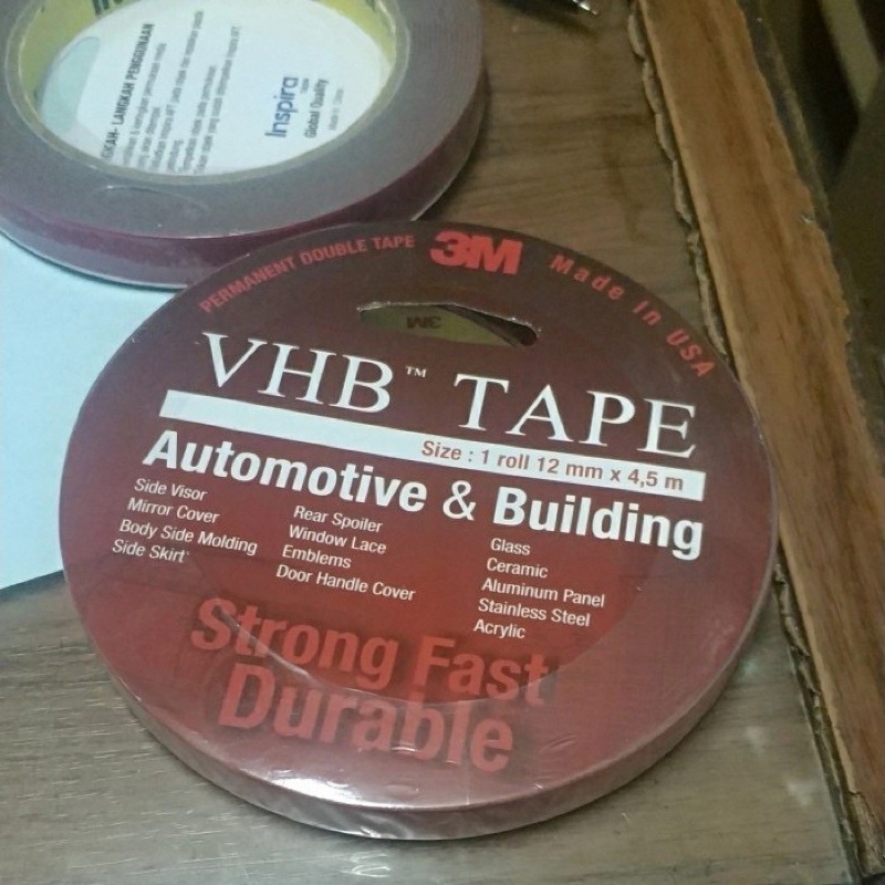 

JAMIN MURAH !!!Double Tape 3M VHB 12mm x 4.5m Original(BISA LANGSUNG ORDER)