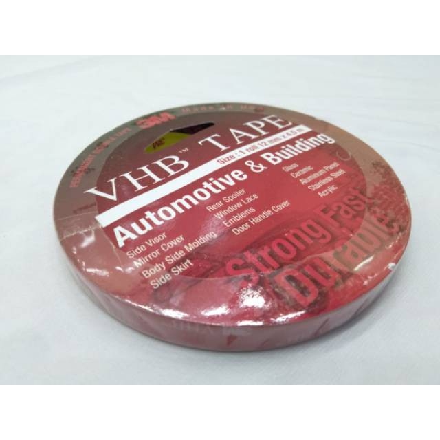 

JAMIN MURAH !!!Double Tape Isolasi Bolak-Balik 3M VHB 12mm x 4.5m Super Lengket Asli Termurah Surabaya(BISA LANGSUNG ORDER)