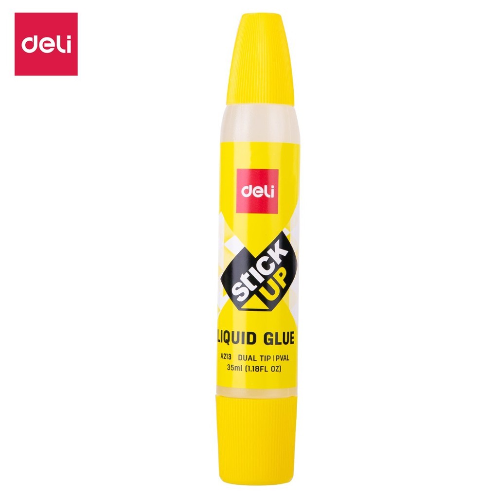 

Deli Liquid Glue / Lem Cair Transparan 35ml dengan 2 Aplikator, Super Kuat, Cepat Kering EA21310
