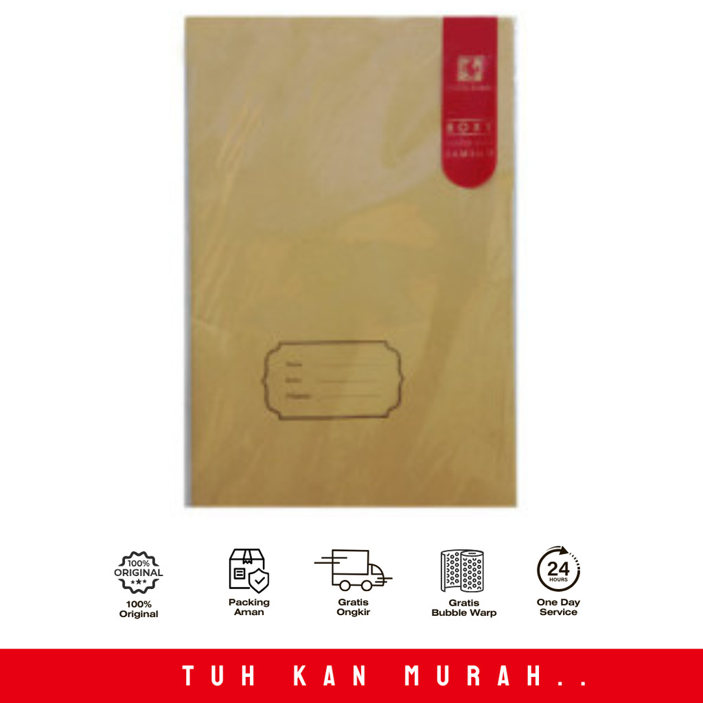 

SAMPUL BUKU COKLAT POLOS SILVERHOUSE BOXY