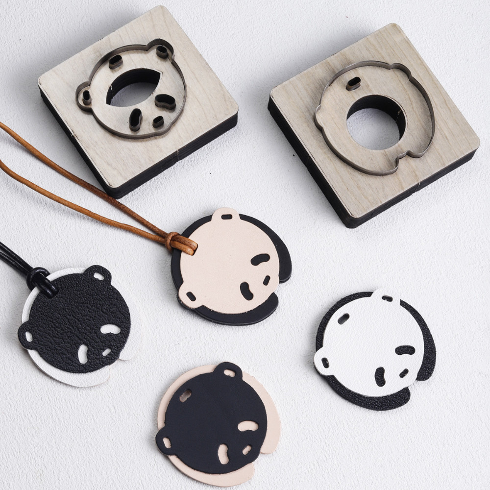 

Die Cutting Knife Panda Shape Handcraft Beginner Hanging Decoration Wooden Base Tailor DIY Stable Manual Tool Pun-ing Template