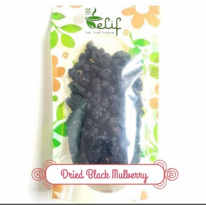 

ELIF DRIED FRUITS Dried Wild Black Mulberry / Chinese Black Mulberries - 100gram