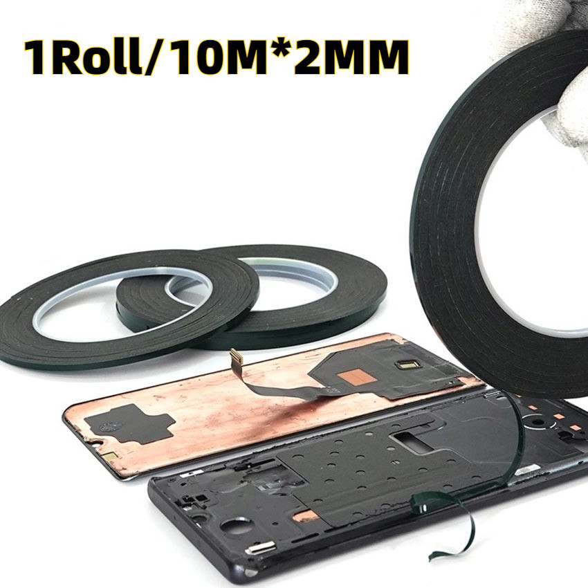 10Meter DOUBLE TAPE Lcd Laptop FOAM Reparasi Screen Mobile LED LCD  2mm PEREKAT LCD TOUCHSCREEN LAYA