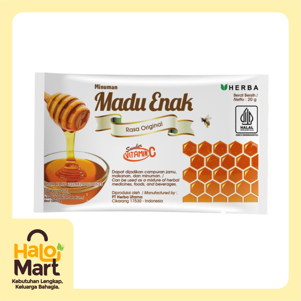 

MADU ENAK ORIGINAL 240 GR 12 SCHX20 GR (1PCS)