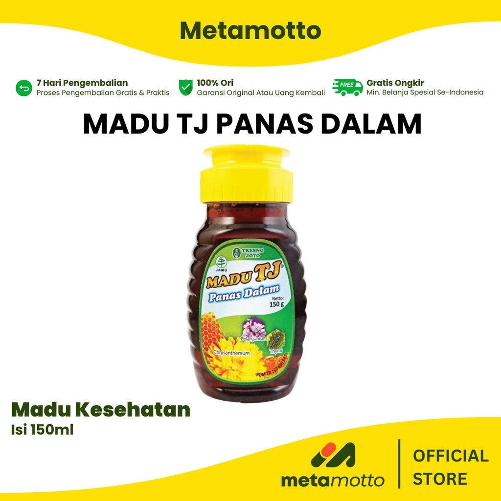 

MADU TJ PANAS DALAM 150gr - PEREDA PANAS DALAM ALAMI MADU KOMBINASI HERBAL - Metamotto Setia