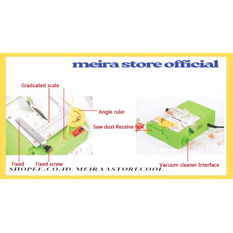 MINI Electric Table Saw Multifunctional Circular Saw Household Wood Saw Woodworking Lathe Electrical