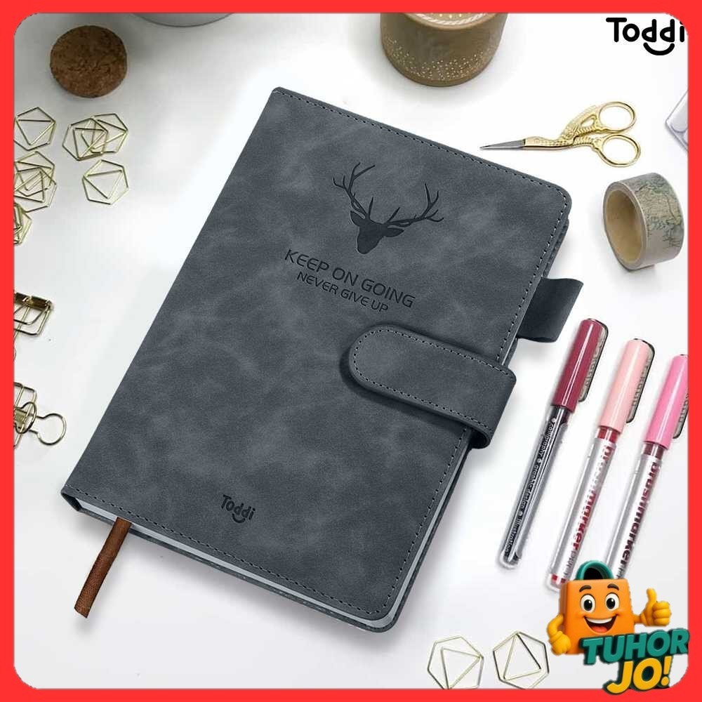 

Toddi Buku Jurnal Hardcover Notebook Diary 68GSM 360 Halaman Grid - TL5