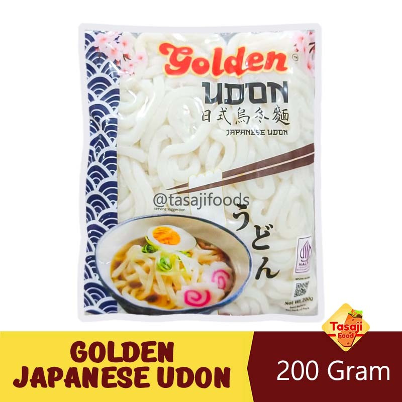 

Golden Japanese Udon 200 Gram Noodle Halal Asfar